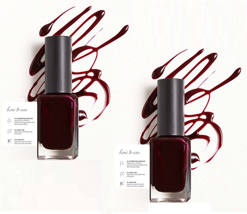 GULGLOW Soft Touch & Long Stay Unique Metallic Onion Nail Polish Combo ONION  (Pack of 2)
