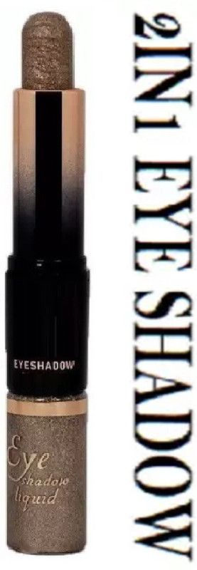 Latixmat 2 IN 1 SUPER STAY MATTE & SHIMMER FINISH WATER PROOF EYE SHADOW 9.6 ml  (LITE BROWN)