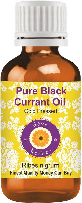 deve herbes Pure Black Currant Oil (Ribes nigrum)100% Natural Therapeutic Grade Cold Pressed  (30 ml)
