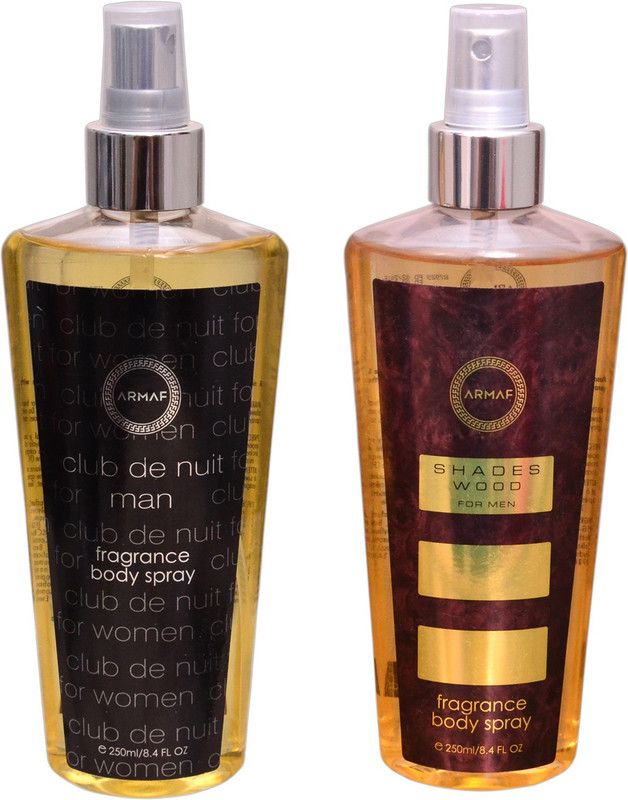 ARMAF 1 CLUB DE NUIT MEN::1 SHADES WOOD Body Mist - For Men & Women  (500 ml, Pack of 2)