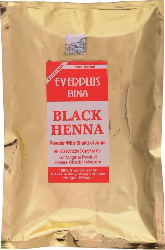 EVERPLUS Natural Henna Powder (250Gm) , Black