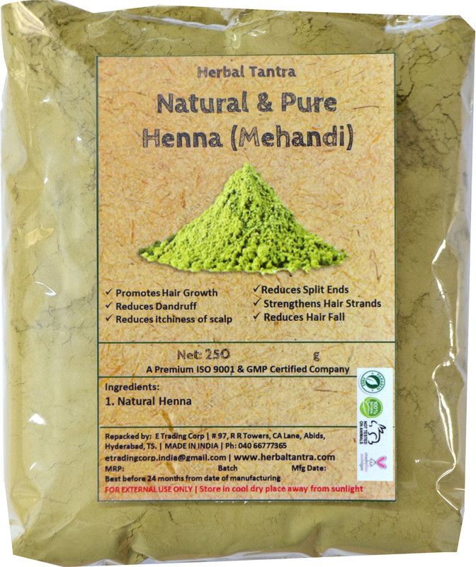 Herbal Tantra Natural Pure Henna Mehandi  (250 g)