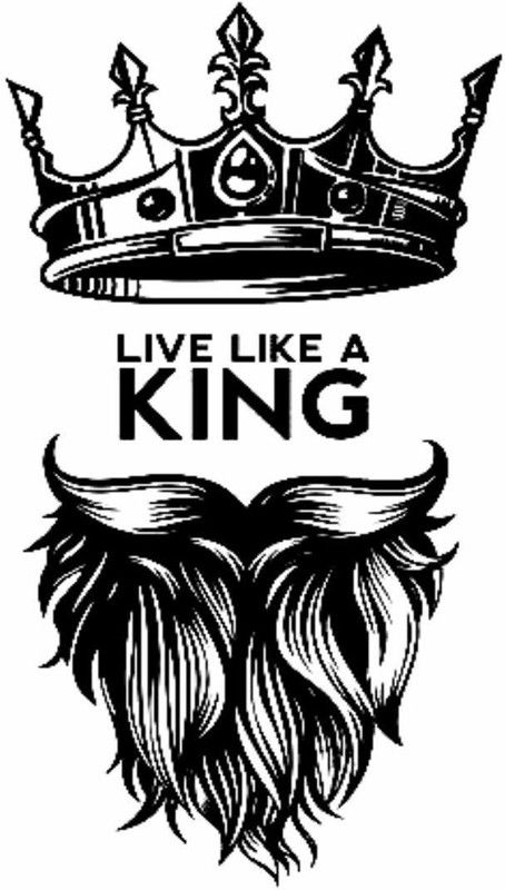 Ordershock Like a King Mom Dad Men and Women Waterproof Temporary Body Tattoo  (Like a King Mom Dad Tattpp)