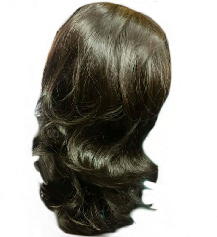 Rizi Stylish Soft hair synthetic straight wig hair volumizer hair extension fake wig false weft toupee Hair Extension