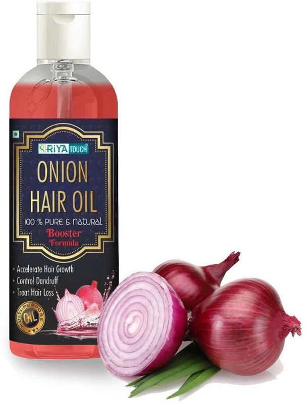Riya Touch fc_ONION BLACK SEED - HAIR CARE|GROWTH & SHINE|TEA TREE OIL|OMEGA- 3|VITAMIN-E Hair Oil (100 ml) Hair Oil  (100 ml)