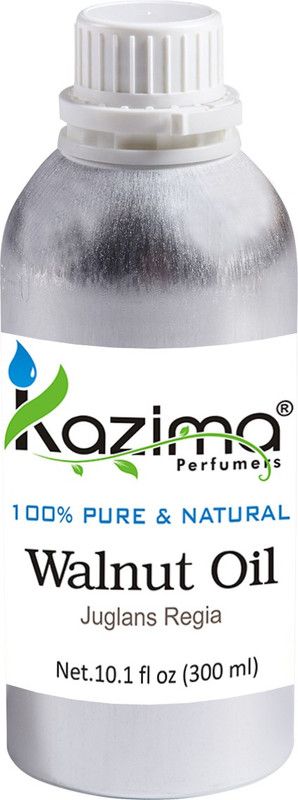 KAZIMA Walnut Cold Pressed Carrier Oil (300ML) 100% Pure Natural & Undiluted For Skin care & Hair treatment  (300 ml)