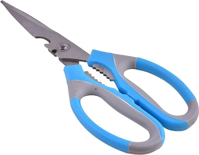 The Mark Broad Blade Fish Cutter With Opener Feature Design Scissor Scissors  (Set of 1, Multicolor)