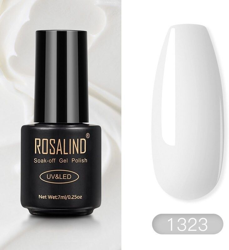 ROSALIND 7ml Nail Gel Polish UV/LED Lamp Manicure Nail Art Long-lasting Gel (RL-7ml-1323) RL-7ml-1323