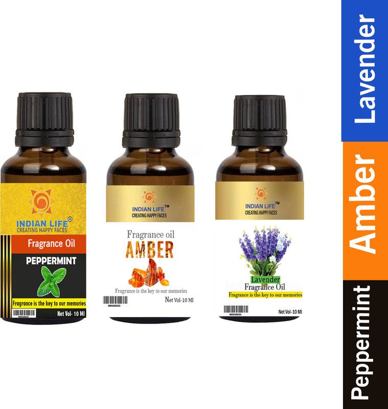 indianlife Best Buy Naturally Inspired Aroma Peppermint Amber Lavender  (30 ml)