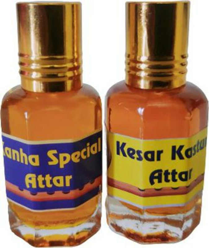 kah attar KANHA SPECIAL & KESAR KASTURI ATTAR 12ML EACH Floral Attar  (Natural)