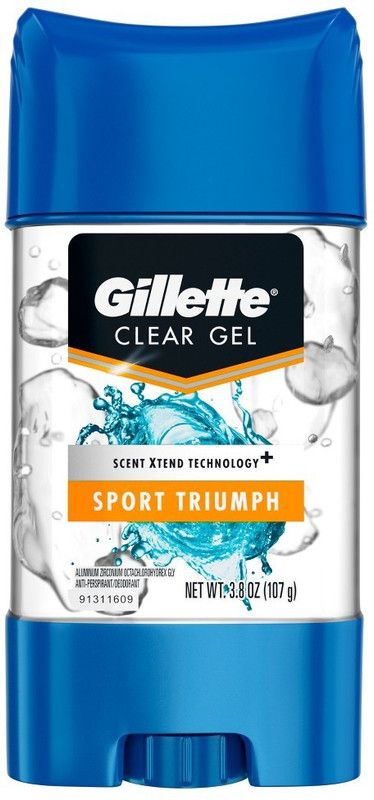 Gillette Clear Gel Sport Triumph Antiperspirant & Deodorant Deo Stick Deodorant Stick - For Men  (107 ml)