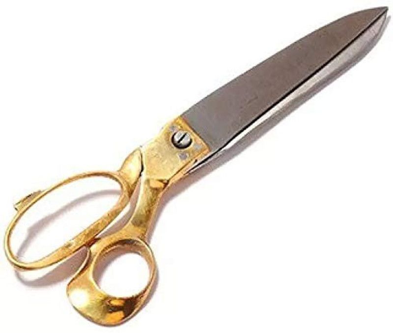 ATC Tailoring Scissors Indian Quality (Heavy Duty) 8" / 200mm Scissors  (Set of 1, silver and golden)