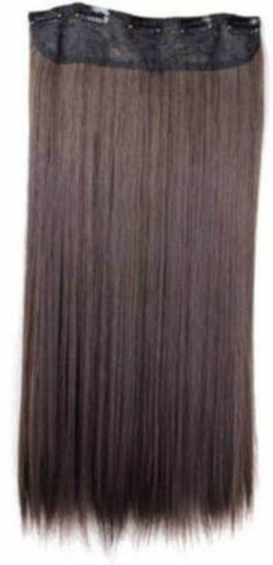 Crazy Hair  Natural Brown 5 Clip Straight Hair Extension