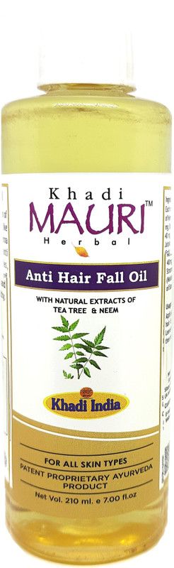 Khadi Mauri Anti HairFall Hair Oil - Pack of 1 Hair Oil  (210 ml)