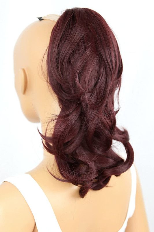VIVIAN Beautiful Look Red Step Claw Clip Hair Extension