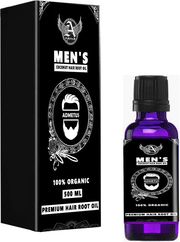 Admetus Mens Organic Coconut hair root oil 500MLSINGLE006 Hair Oil  (500 ml)