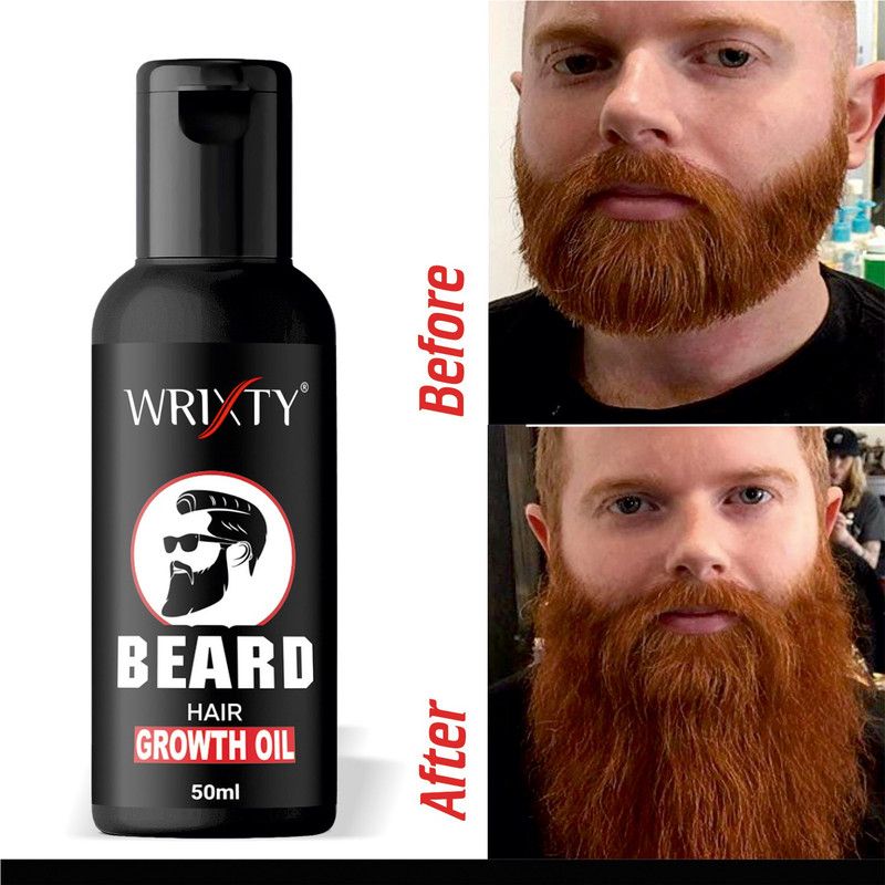 Wrixty Natural Beard Growth Oil (Almond & Thyme) for Strong and Healthy Beard Growth Hair Oil  (30 ml)