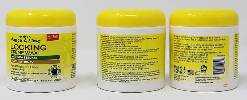 Jamaican Mango & Lime Jamaican Mango &amp; Lime Locking Creme Wax, 6 Ounce Hair Wax  (155 g)