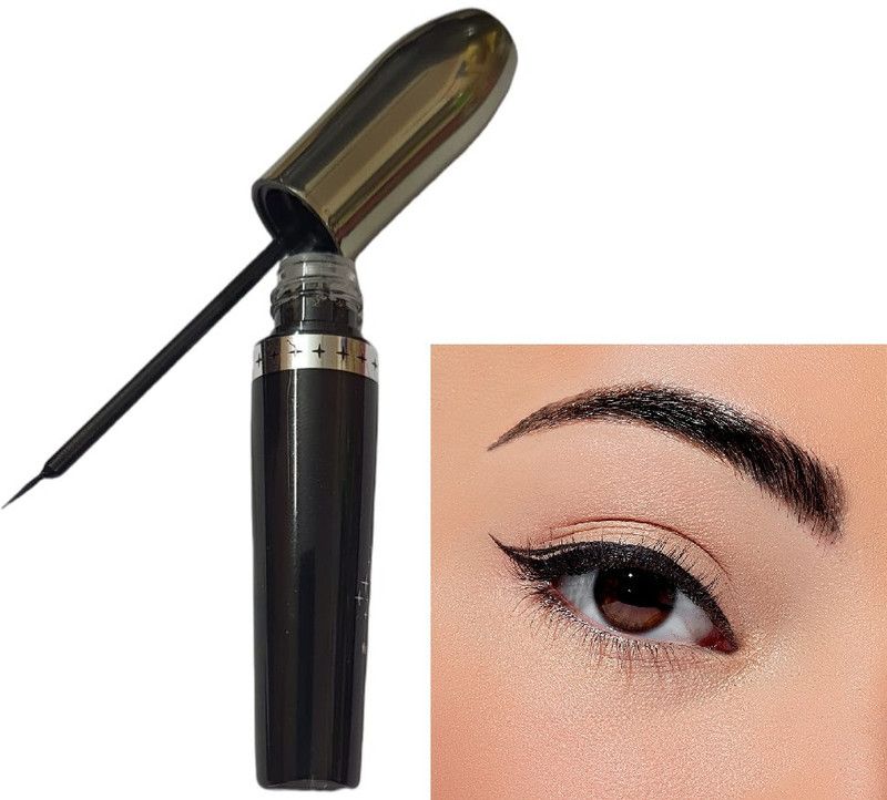 ADJD BLACK LIQUID WATER PROOF & LONG LASTING EYE LINER 8 ml  (BLACK)