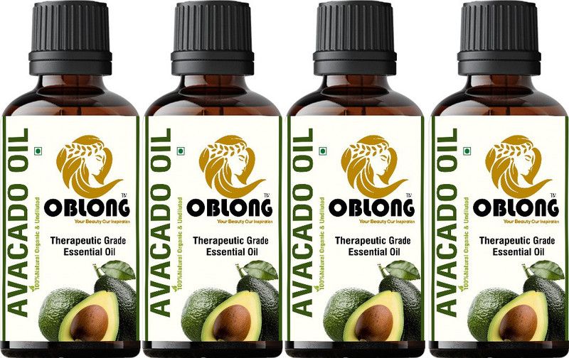 OBLONG PREMIUM QUALITY 100% ORGANIC AVACADO OIL 4 BOTTLE(S) OF 10ML  (40 ml)