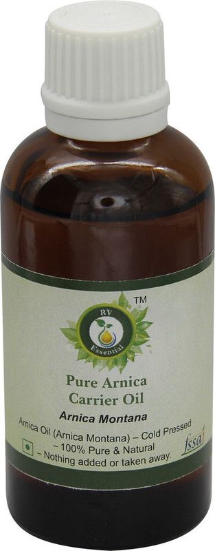R V Essential Arnica Carrier Oil 50ml- Arnica Montana (100% Pure and Natural Cold Pressed)  (50 ml)