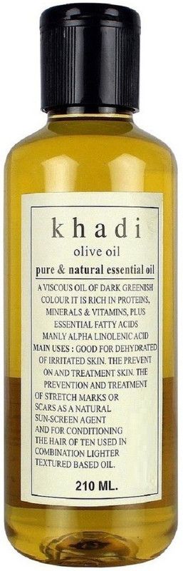 Khadi Herbal Olive Oil - Pure & Natural  (210 ml)