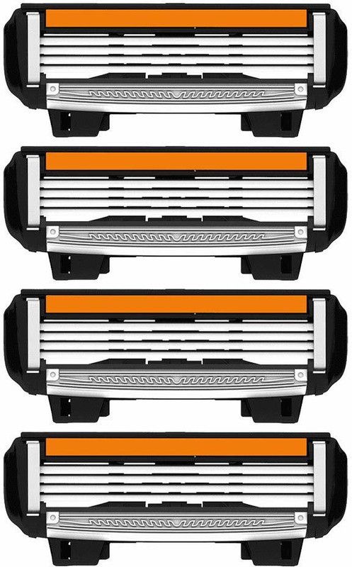 k3s 4 Shaving Razor Blades for Men, Pack of 4 Blades Cartridge  (Pack of 4)