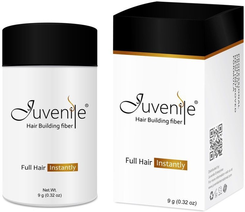 Juvenile Hair Fiber Hair Volumizers Hair Building Fiber Dark Brown JVNLHFDB9 Extreme Hair Volumizer Hair Building Fiber  (9 g)