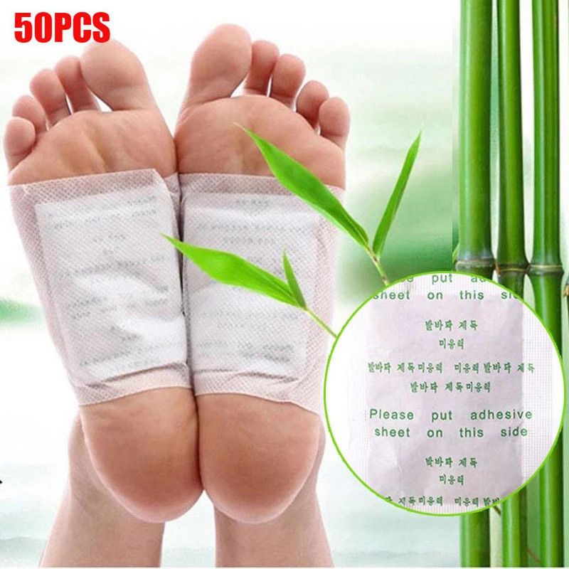 Cure18 KINOKI Cleansing Detox Foot Patches 50 Adhesive Pads Kit Natural  (50 g)