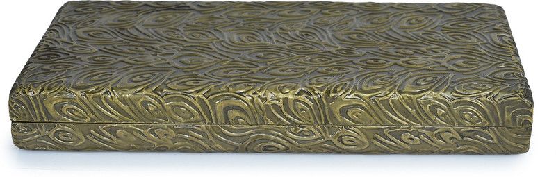StyleMyWay Golden Vintage Metal Jewelry or Shagun Box Jewellry Vanity Box  (Golden)