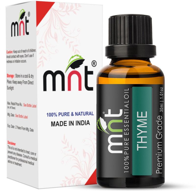mnt Thyme Essential Oil (30ML) 100% Pure Natural & Therapeutic Grade for Aromatherapy & Skin Care  (30 ml)