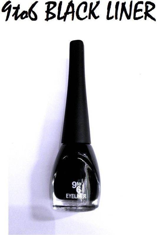 THTC Intense Cool Black, Lightweight, Quick Drying Formula 9TO6 Liquid liner 4 ml  (BLACK)