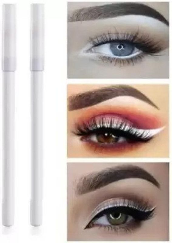 BTNT Multi purpose uses white pencil eyeliner & kajal 4 ml  (White)
