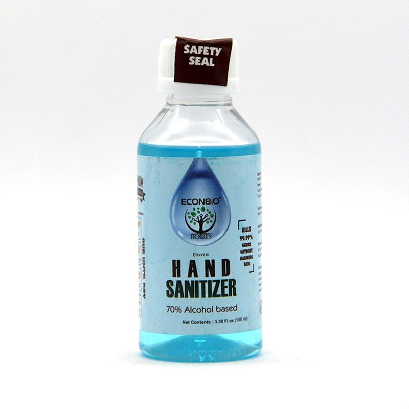 Econbioroots Liquid Hand Sanitizer Bottle  (6 x 100 ml)