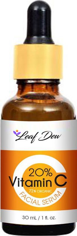 Leaf Dew Vitamin C 20% Night & Day Revitalizing Brightening Facial Serum With Vitamin E, Hyaluronic Acid and Retinol (30 ml)  (30 ml)