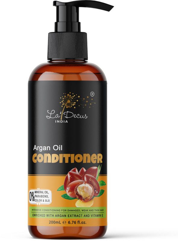 La'Decus Moraccan Argan Hair Conditioner 200 ml | NO SLS, Paraben and Silicon  (200 ml)