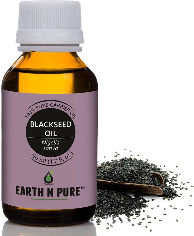 Earth N Pure Blackseed Oil 100% Pure, Natural and Cold Pressed - 50 ml (1.7 fl. oz.)  (50 ml)