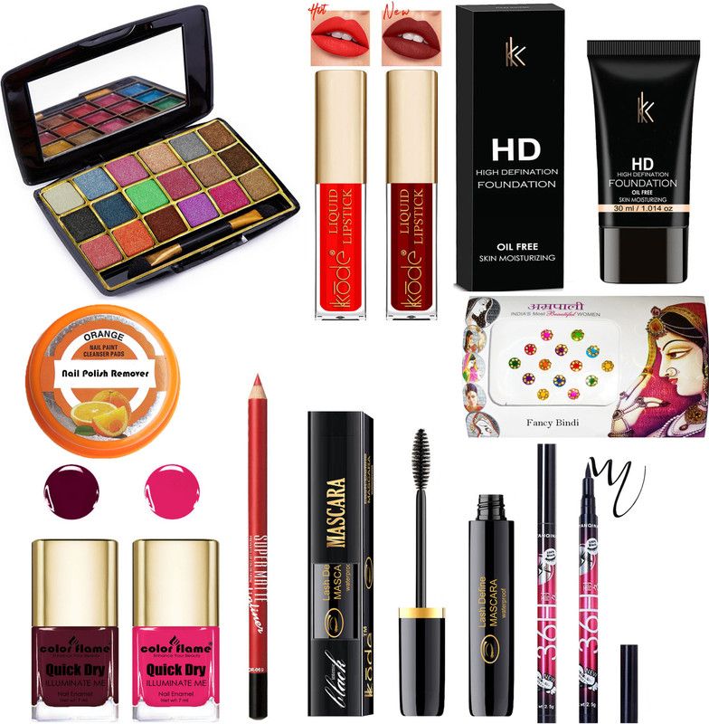 COLOR FLAME Exclusive Professional Series Beauty Combo for Girls & Womens Makeup Kit MK575  (Pack of 11)