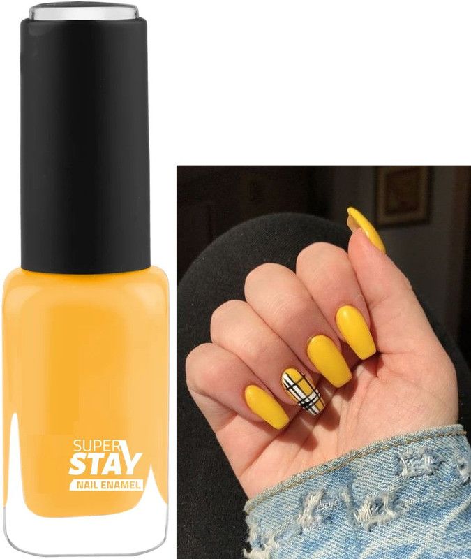 ADJD YELLOW NAIL PAINT SUPER STAY MATTE FINISH & LONG LASTING YELLOW