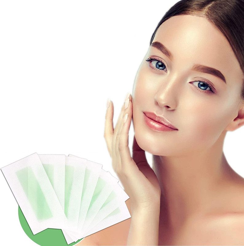 MYYNTI Facial Wax Strips Hair Removal Wax Strips for Face Upper Lip Chin Strips  (10 Strips)