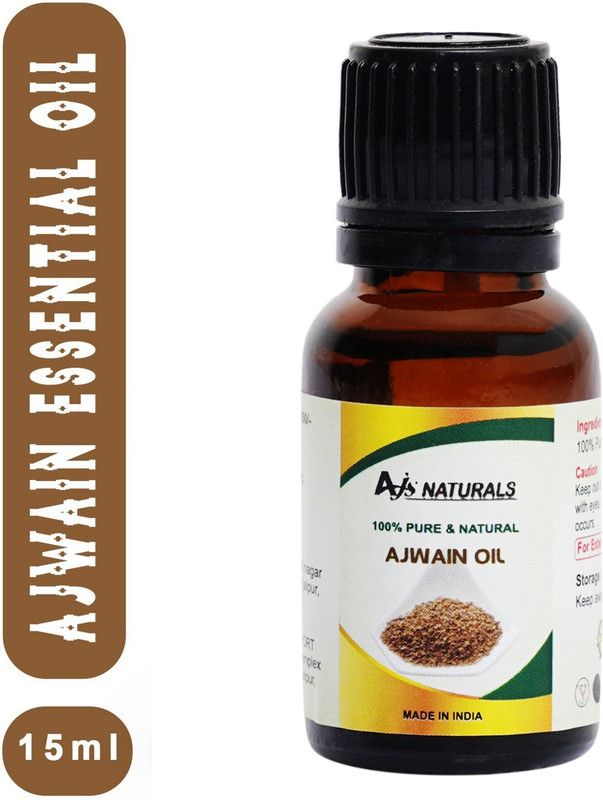 Ajs Naturals Ajwain/Ajowan Pure and Natural Essential Oil Therapeutic Grade 15ml  (15 ml)
