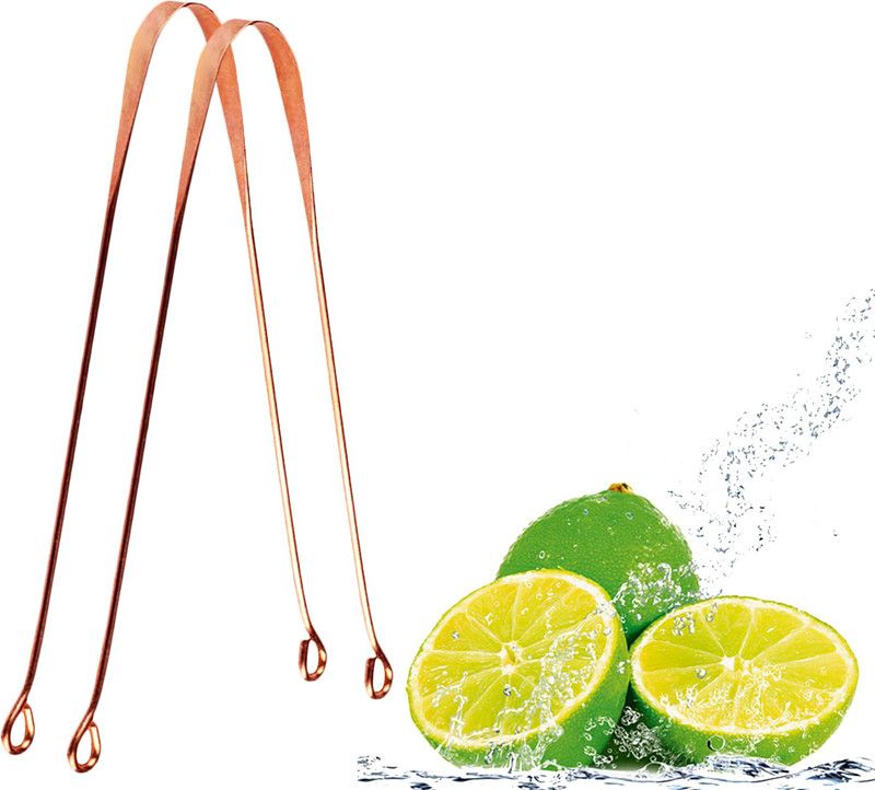 Nurpi Copper Tongue Cleaner  (Pack of 2)