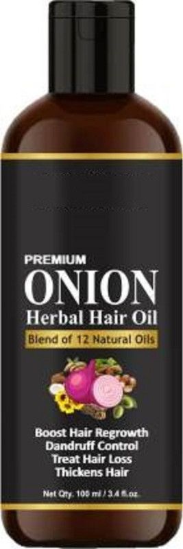 Elecsera Premium Herbal Hair Oil - Blend of 12 Natural Oils for Hair Regrowth, Treat hair loss, Dandruff Control & Thickens Hair Hair Oil  (100 ml)