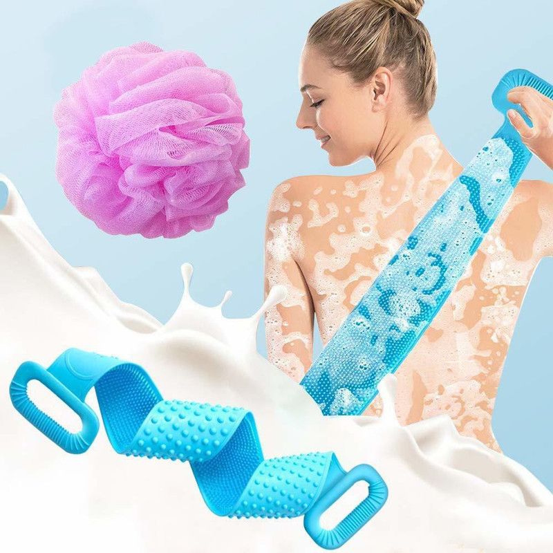 Rapidora Loofah  (Pack of 2, Multicolor)