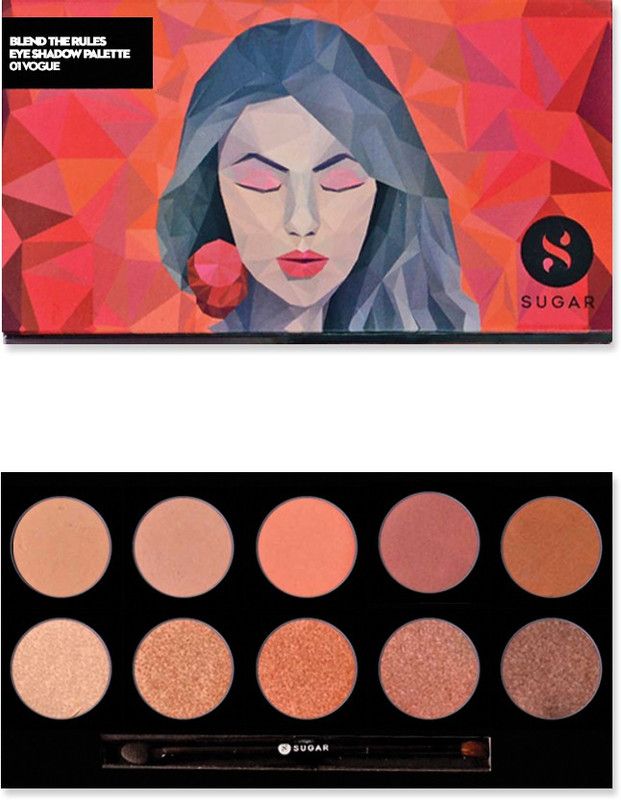 SUGAR Cosmetics Blend The Rules Eyeshadow Palette Vogue 12.5 g  (01 Vogue)