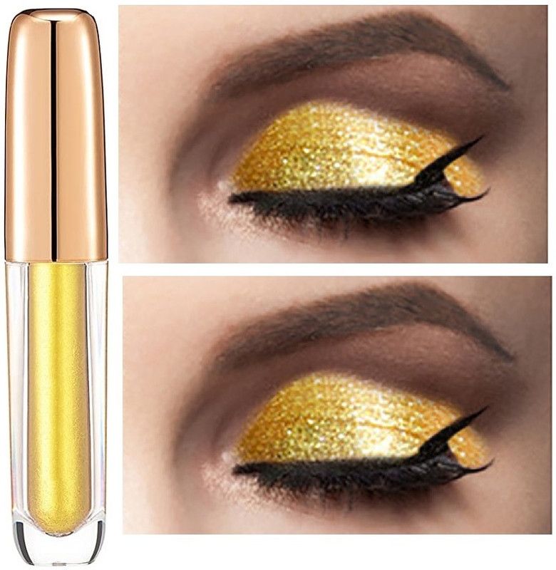 GABBU PROFESSIONLA MAKE UP LOOK WATER PROOF LIQUID EYE HADOW 7 ml  (SILVER SHIMMER)