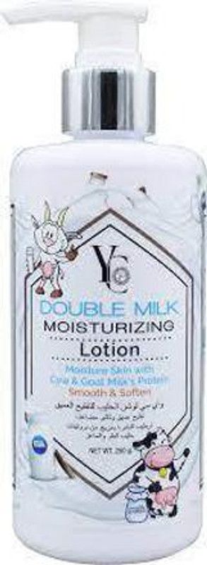 YC DOUBLE MILK (MOISTURIZING COW & GOAT MILK) LOTION 250ML  (250 ml)
