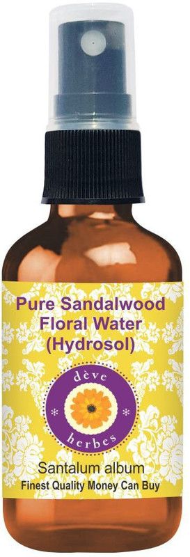deve herbes Pure Sandalwood Floral Water (Hydrosol) (Santalum album) 100% Natural Therapeutic Grade Men & Women  (100)