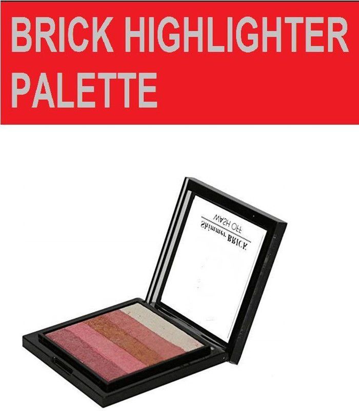 MYEONG Lustre Shimmer Brick for Skin Radiance, Instant Glow Highlighter for Face Makeup Highlighter  (MULTI-COLOR)