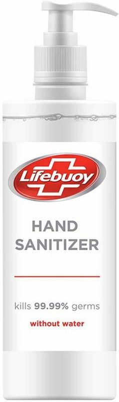 LIFEBUOY Alcohol Based , Moisturizing Gel Sanitizer With Over 60% Alcohol, Kills 99.9% Germs Without Water 500 ML Hand Sanitizer Bottle + Dispenser  (500 ml)